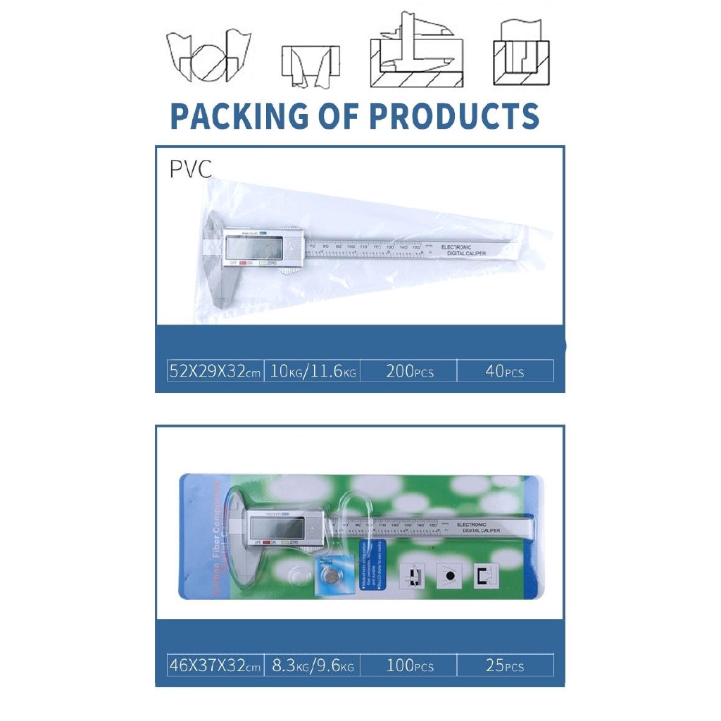 Thước Kẹp Điện Tử Sợi Nhựa Carbon Syntek - Trắng Mới