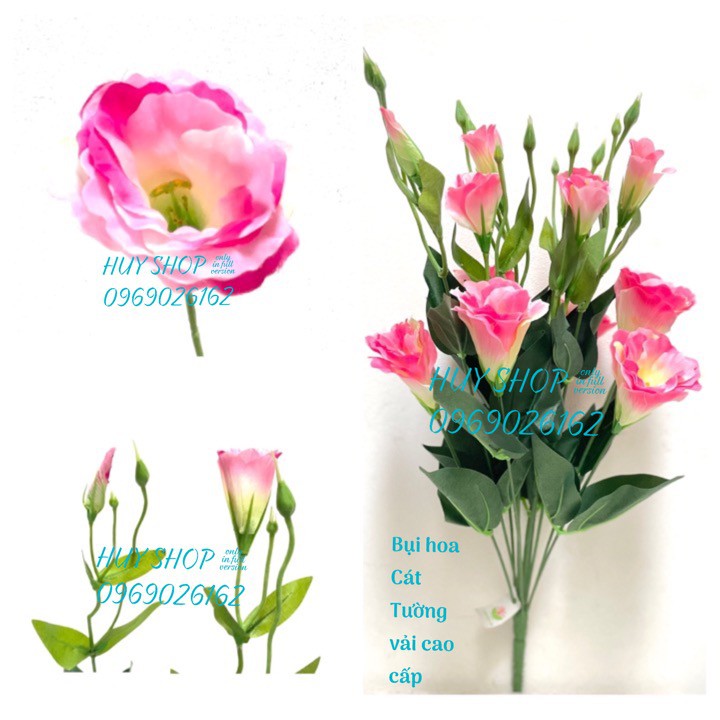 Bụi Hoa CÁT TƯỜNG  Vải cao cấp trang trí nhà cửa