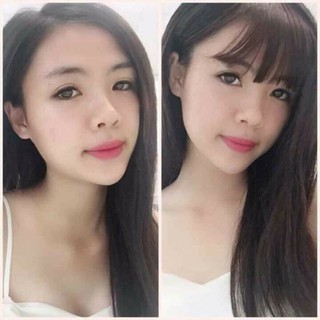 Tóc giả mái thưa không mai (ảnh thật kế) cao cap