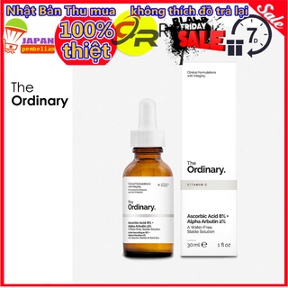 Nhật Bản Thu mua 100% thiệt Serum sáng da Ascorbic Acid 8% + Alpha Arbutin 2% The Ordinary