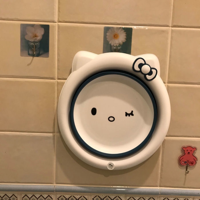 Chậu Tắm Bằng Nhựa Gấp Gọn Tiện Dụng Cho Bé