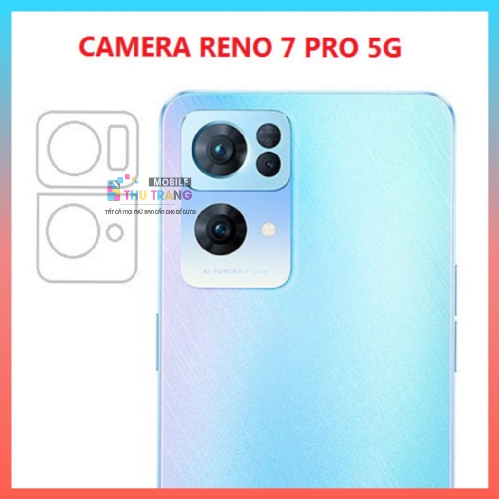 Dán bảo vệ camera OPPO Reno 7 Pro 5G nano siêu bền trong suốt chống trầy xước bụi bẩn