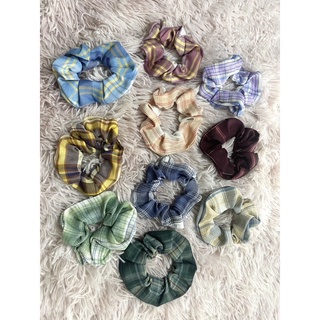 Dây cột tóc vải scrunchies phi bóng, đồ buộc tóc crunchies phụ kiện tóc chấm bi,vằn,báo