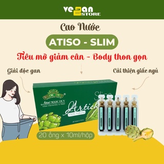  Cao nước atiso đà lạt Ngọc Duy không đường nước uống detox cơ thể kiểm soát cân nặng cao ống khô tiện lợi 1 hộp 20 ống 
