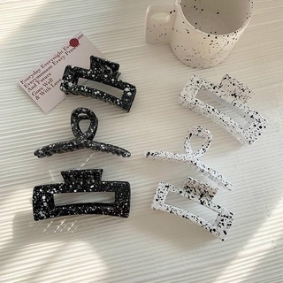 Kẹp tóc càng cua dáng vuông, kẹp tóc bò sữa phong cách Hàn Quốc thời trang dành cho nữ