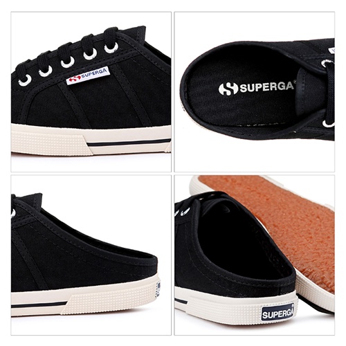 Giày Đạp Gót Superga 2188 Coat Black S006CW0999