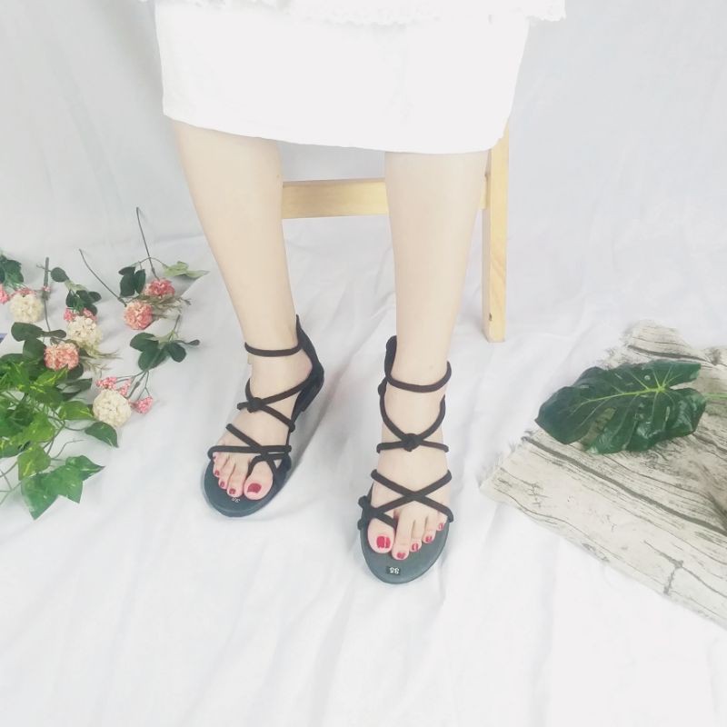 [Mã FATHANG5 giảm 10K đơn 50K] sandal nhiều dây xỏ ngón