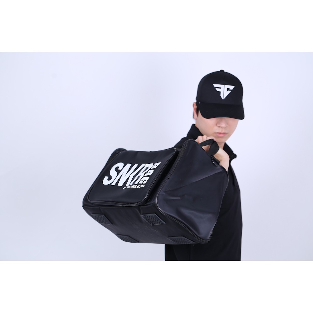 Túi xách du lịch SNKR bag Đựng giầy/dép/quần áo, trắng/đen