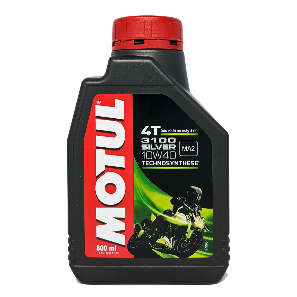 DẦU NHỚT XE SỐ MOTUL SILVER 3100 10W40 800ml - 0.8L