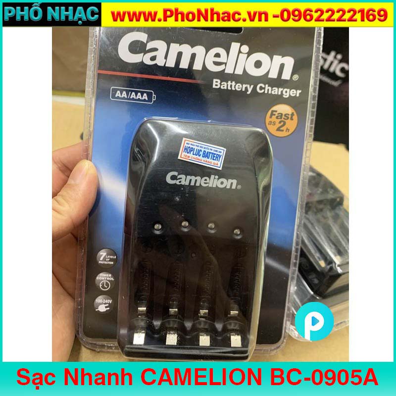 Combo PIN + SẠC CAMELION Xịn Chính Hãng, Pin 2700mah+ Sạc Nhanh BC-0905A Camelion