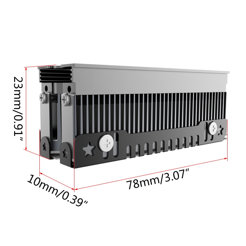 Bộ Tản Nhiệt Ổ Cứng SSD Bằng Hợp Kim Nhôm zzz 5V ARGB 5V Cho M 2