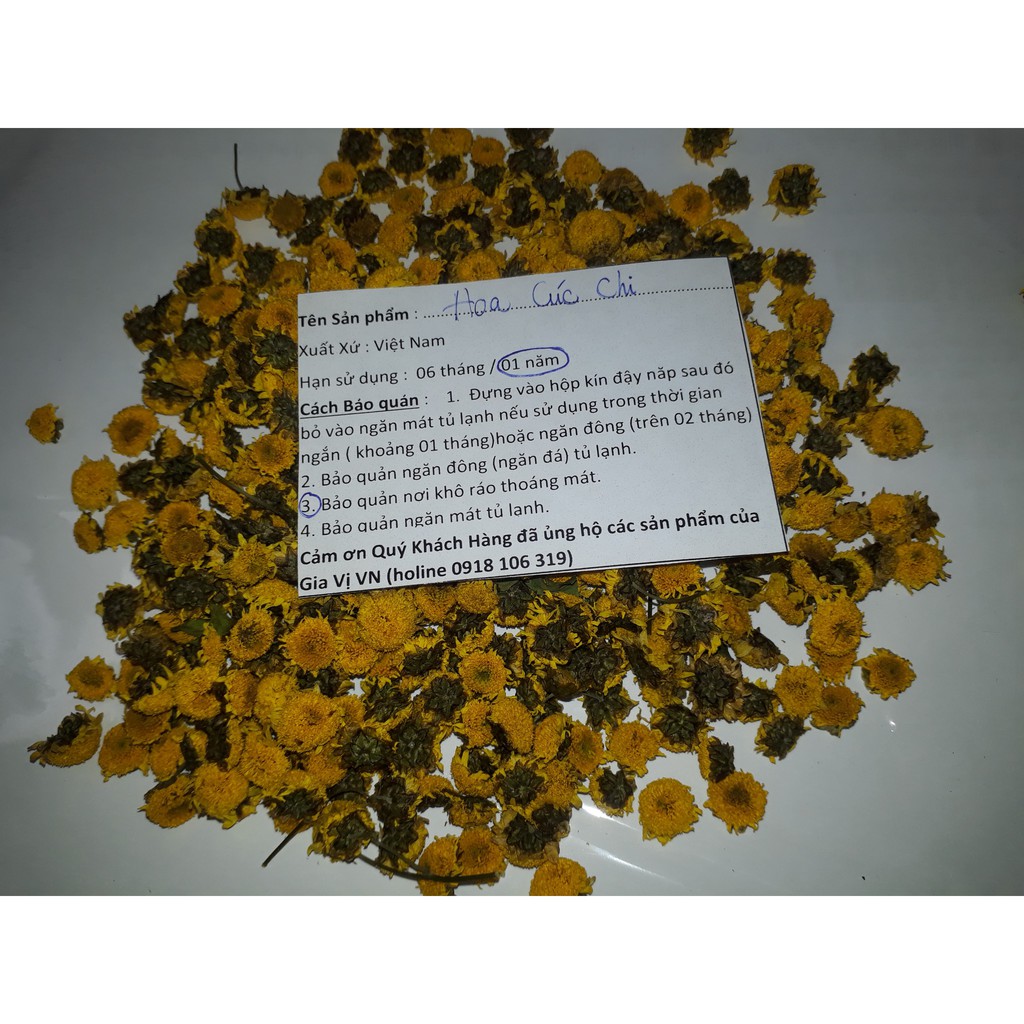 Hoa Cúc Chi Khô Cao Cấp 100gram