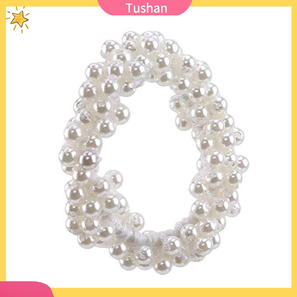 Dây Buộc Tóc Đính Ngọc Trai Nhân Tạo Thời Trang