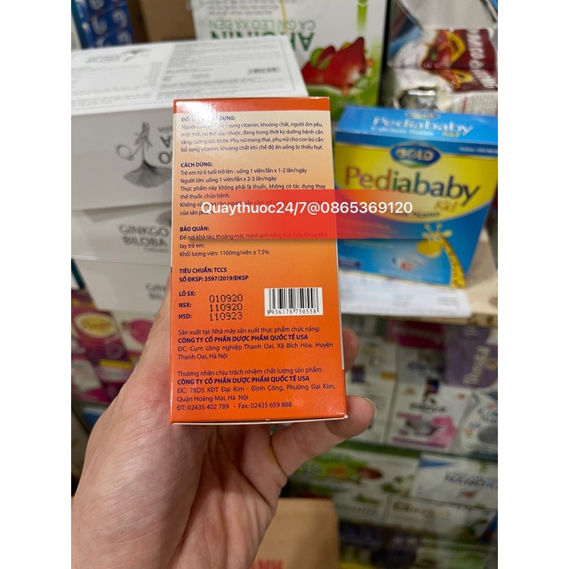 PHARVITA PLUS BỔ SUNG VITAMIN VÀ KHOÁNG CHẤT (30 viên) | Thế Giới Skin Care