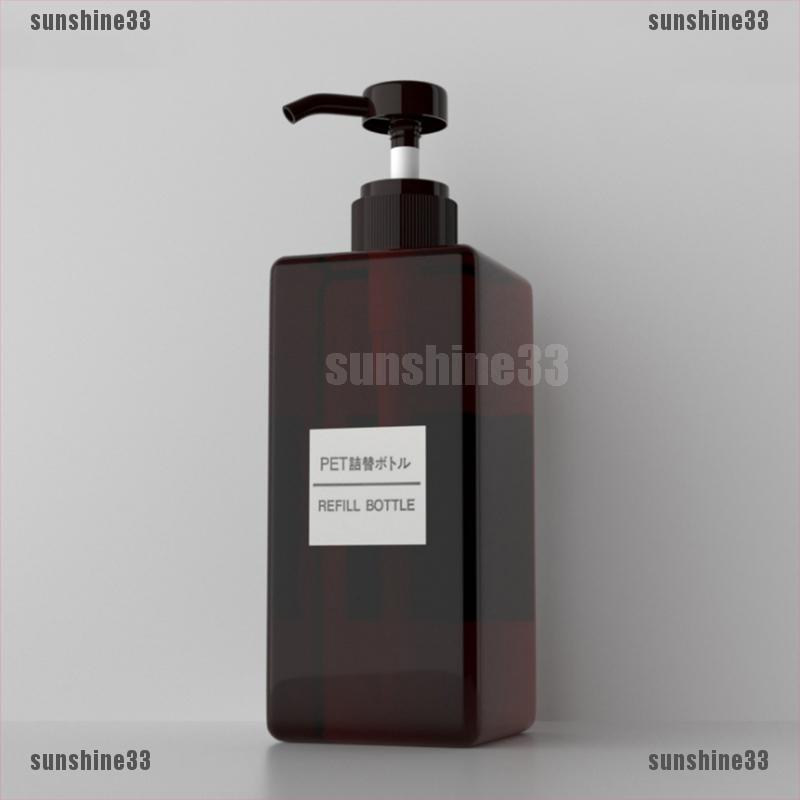 Chai nhựa rỗng 650ml chiết xà phòng tiện dụng