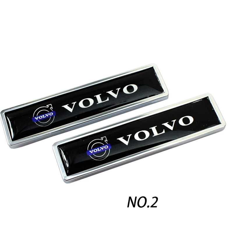 Set 2 miếng dán kim thoại trang trí thân xe cho Volvo S60 S60L S70 S80 Xc60 V40 Xc80