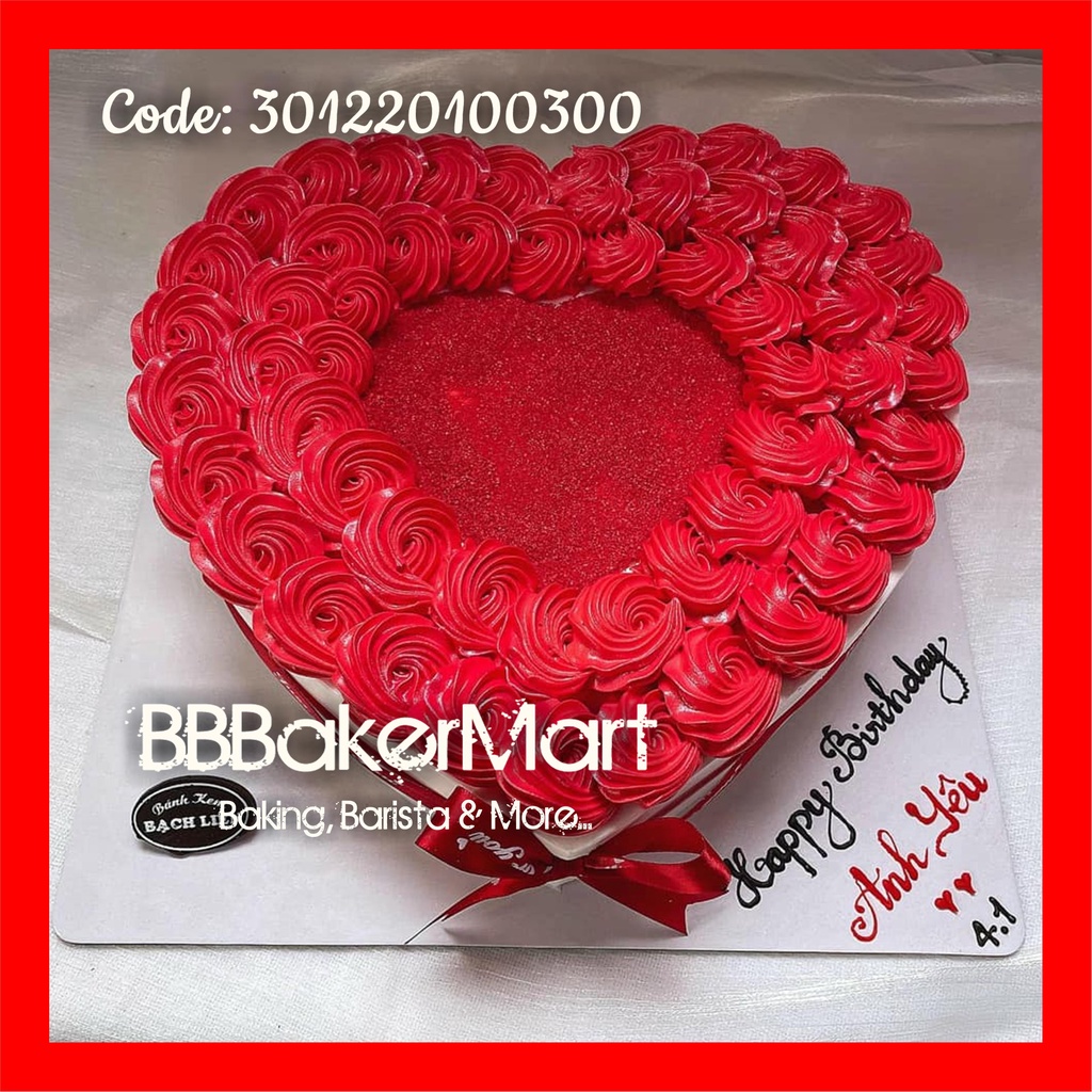 Bột rắc Decor trang trí bánh bánh YUM - Vị CHERRY Anh Đào Đỏ - Hủ 300gr