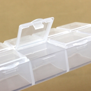 10 individual lattice plastic jewelry boxes