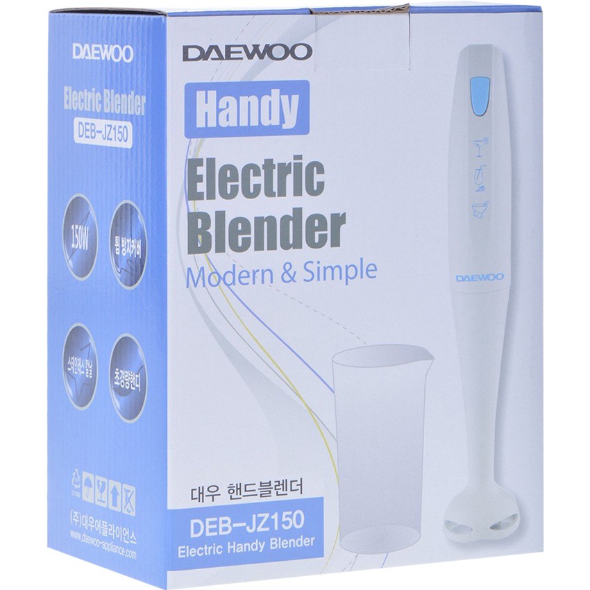 Máy xay sinh tố cầm tay Daewoo DEB-JZ150