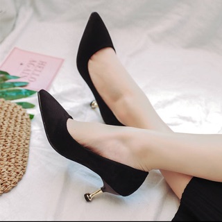 (ORDER) Giày cao gót 5p BIGSIZE gót nhũ 34-43