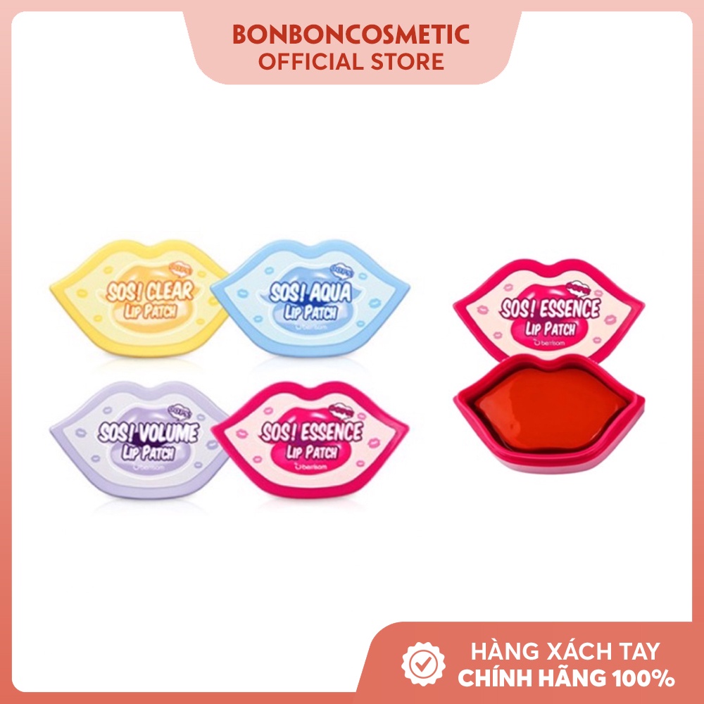 MẶT NẠ MÔI BERRISOM SOS ESSENCE LIP PATCH