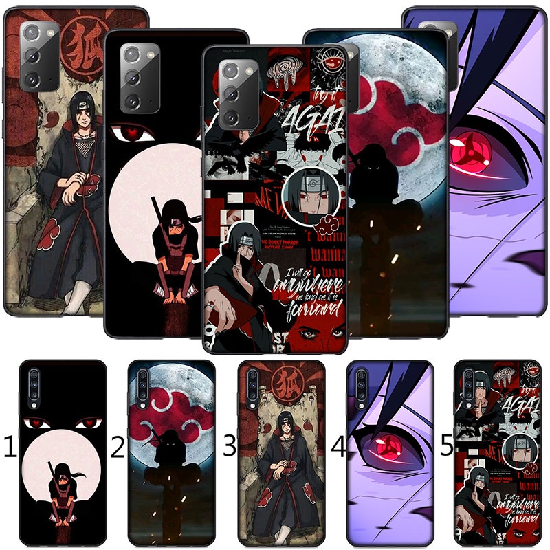 Ốp điện thoại mềm hình Naruto cho Samsung Galaxy A11 A12 A22 A32 M21 M30s J4 Core A82 A91 95SF Uchiha