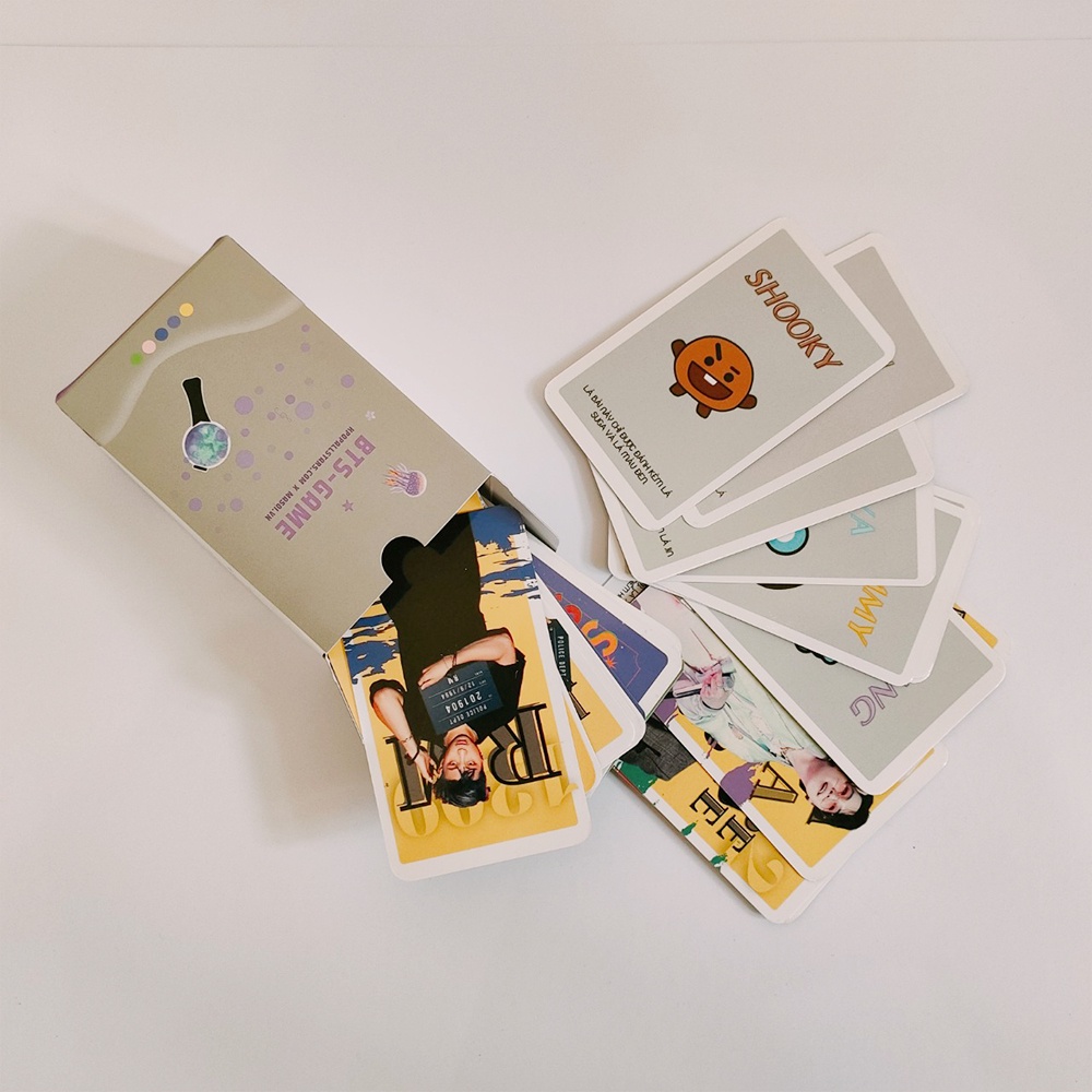 BỘ BÀI BTS GAME- DÀNH CHO LÚC OFF FAN HOẶC GẶP GỠ- luật chơi cực cuốn phù hợp với cả non-fan