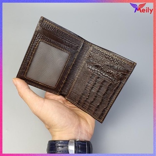 Ví đứng da bò vân cá sấu mn123 – ví nam meily