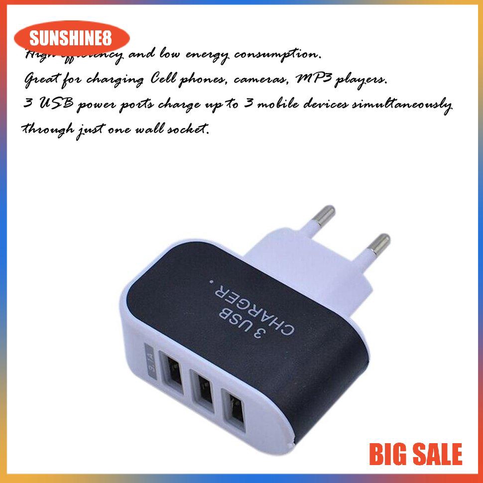 Phích cắm cổng USB dùng sạc pin đi du lịch