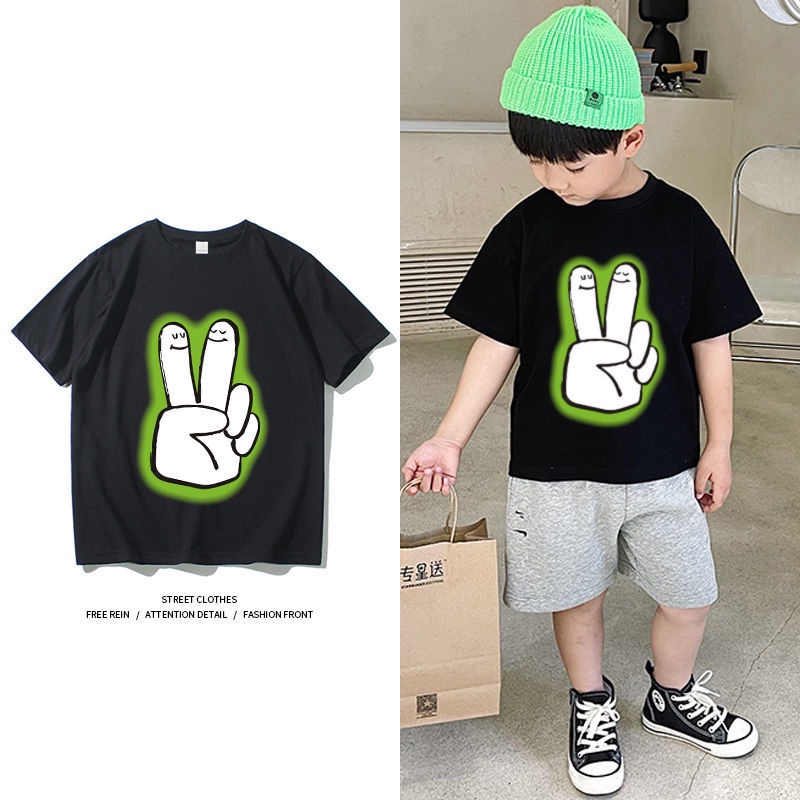 Áo Thun Cotton Tay Ngắn Họa Tiết Hoạt Hình Thời Trang Mới Dành Cho Bé Trai