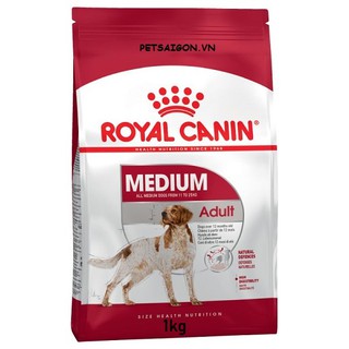 Thức Ăn Cho Chó Giống Trung Royal Canin Medium Adult Gói 1kg
