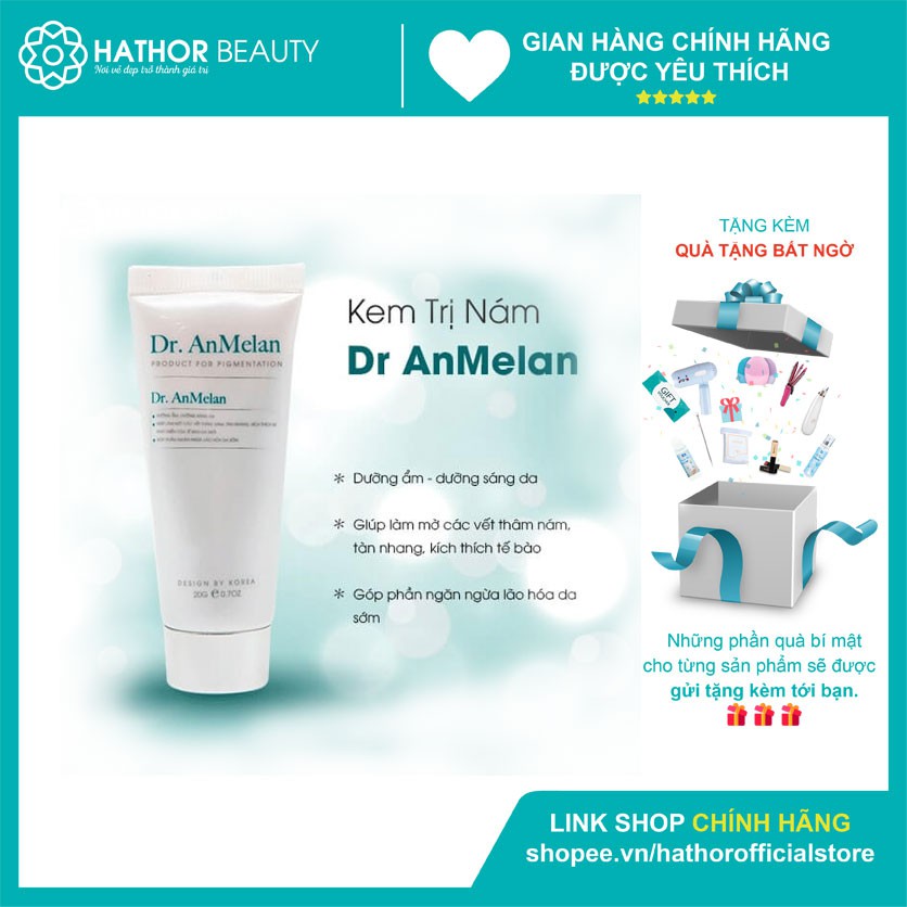 KEM TRỊ NÁM DR ANMELAN T20G | HATHOR BEAUTY (KIM THIEN HOA)