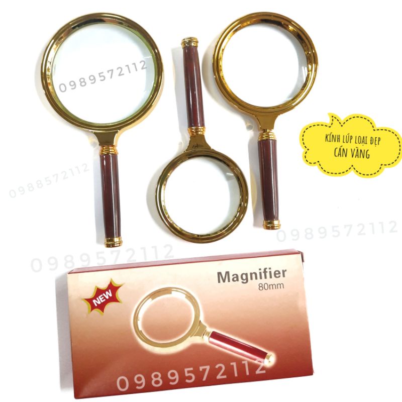 Kính lúp cầm tay Magnifier phóng đại 10 lần