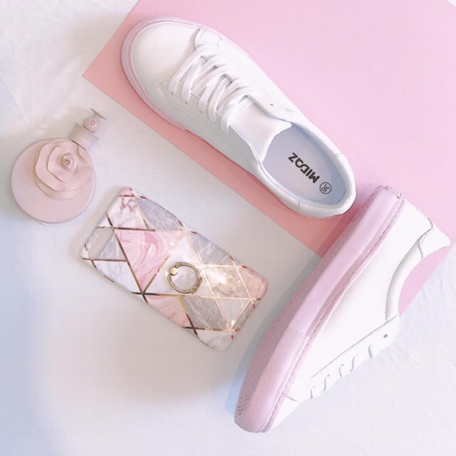 Giày sneaker trắng MIDAZ (Nữ) - MD00312 | BigBuy360 - bigbuy360.vn