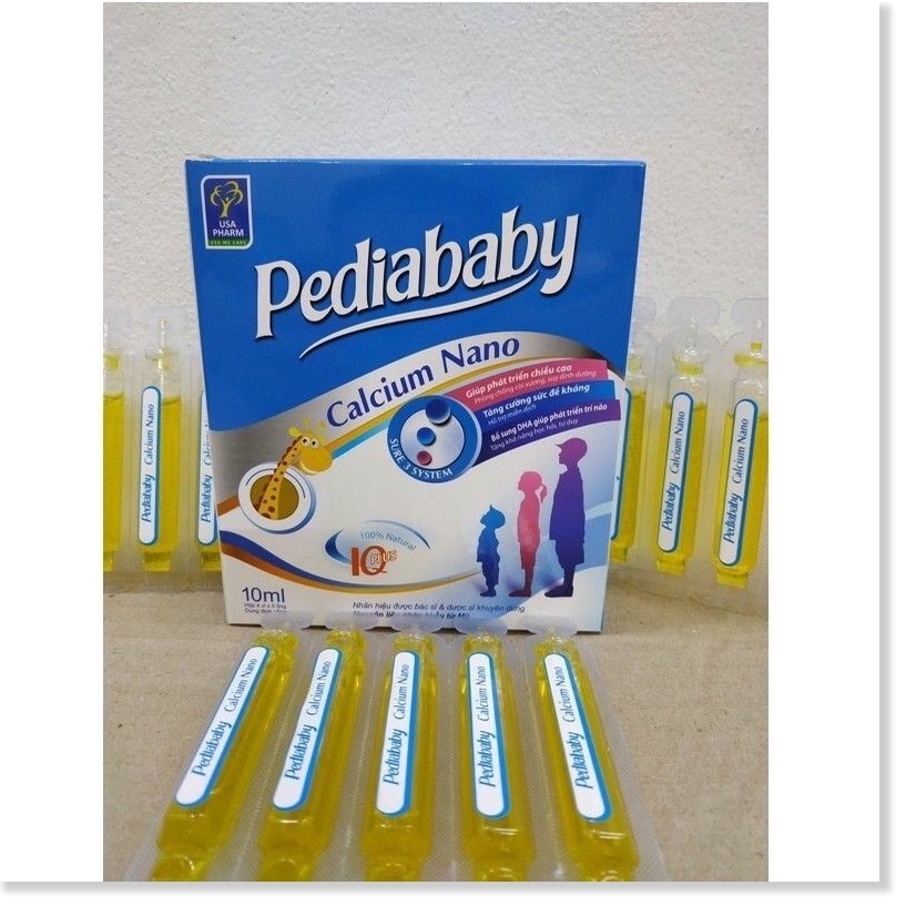 (SP HIỆU QUẢ) Pediababy calcium nano Bổ sung canxi giúp cải thiện mật độ canxi của xương, giúp xương răng chắc khỏe