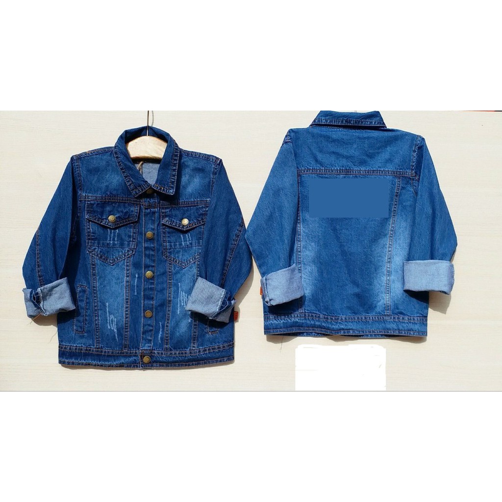 Áo khoác jean cho bé 4tuổi