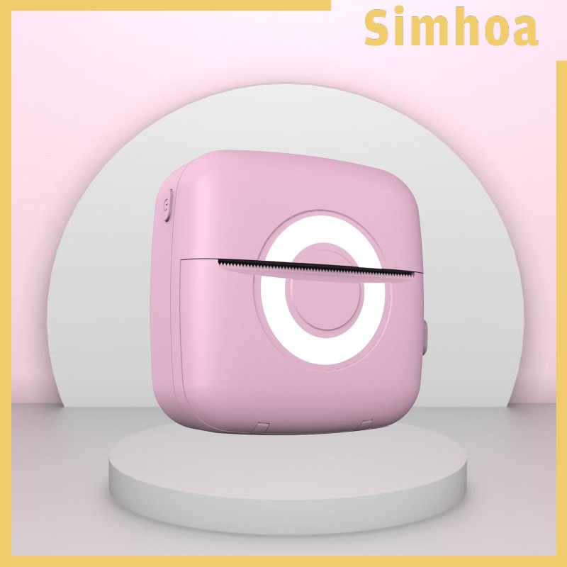 [SIMHOA] Portable Mini Thermal Printer Pocket Photo Printer Wireless BT Printing