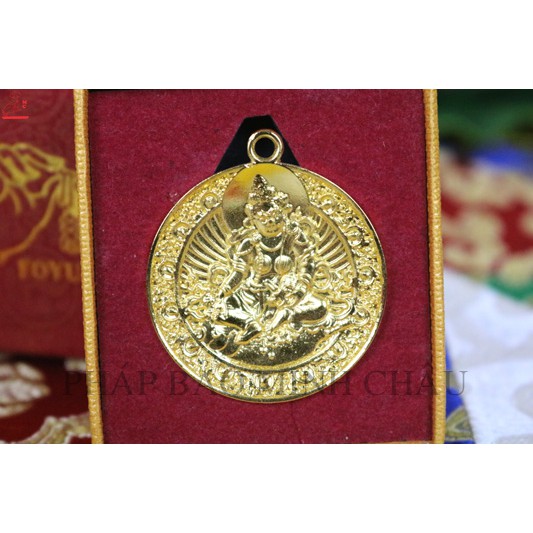 MẶT ĐEO ĐỒNG 3.5CM (TARA XANH - LIÊN HOA SANH - HOÀNG THẦN TÀI)