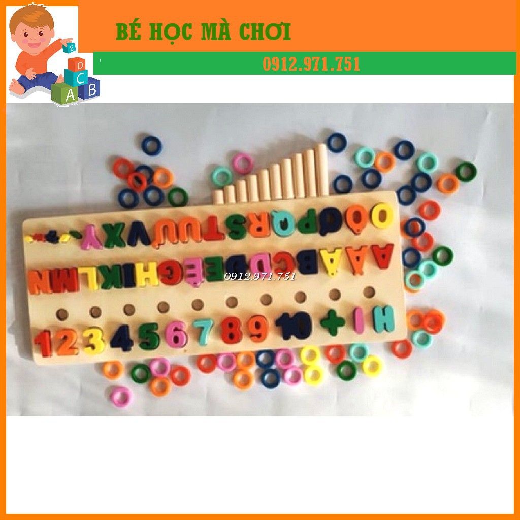 Bảng Chữ Cái Tiếng Việt Và Số Đếm Các Dấu Câu Và Cộng Trừ Montessori