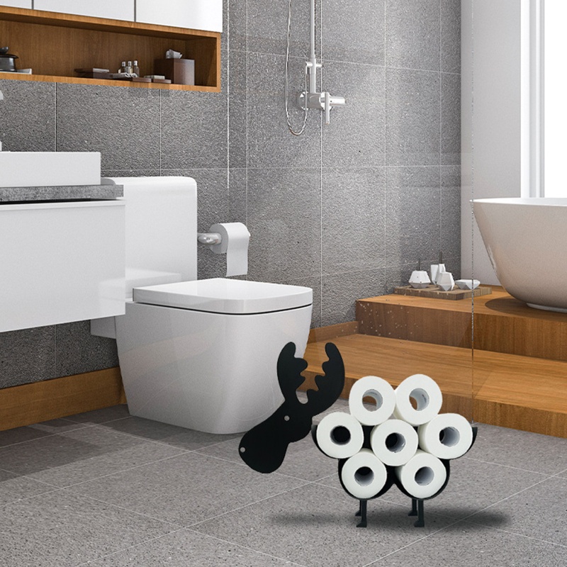 Giá Đỡ Cuộn Giấy Vệ Sinh Hình Chú Hươu Nghệ Thuật Độc Đáo Trang Trí Nhà Cửa