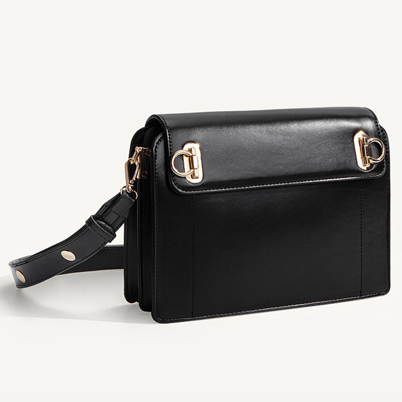 Túi đeo vai IELGY cỡ lớn có khóa tròn chất lượng cao thời trang cho nữ