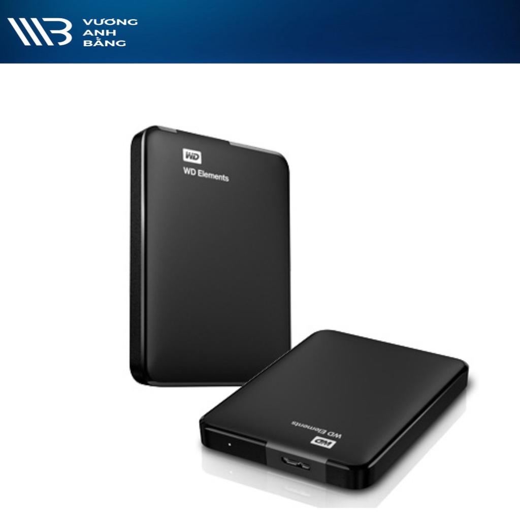 Ổ cứng di động HDD Box WD ELEMENTS 1TB 2.5” USB 3.0