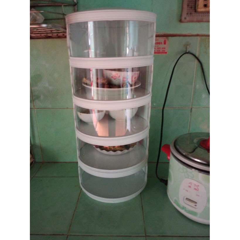 Lồng bàn 5 tầng 💥FREESHIP💥 Lồng bàn giữ nhiệt 5 tầng cao cấp