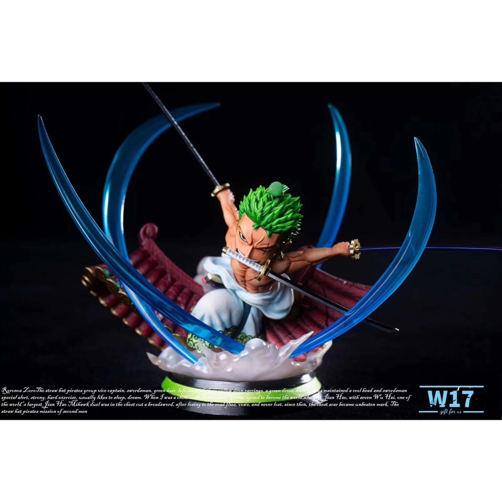 Mô hình chibi nhân vật Zoro băng hải tặc mũ rơm