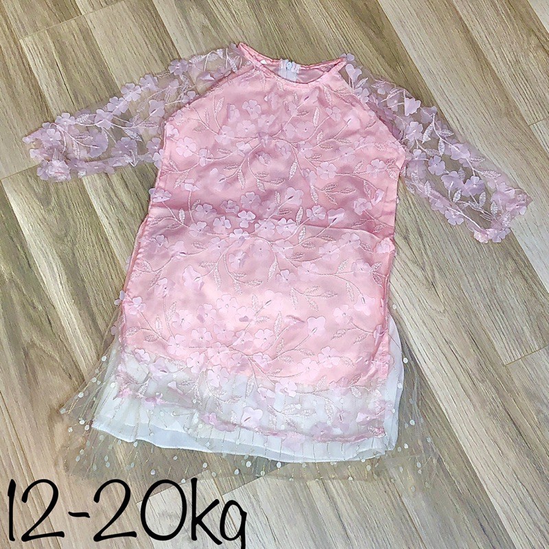 ÁO DÀI BÉ GÁI 2021 SIZE TỪ 12-20KG