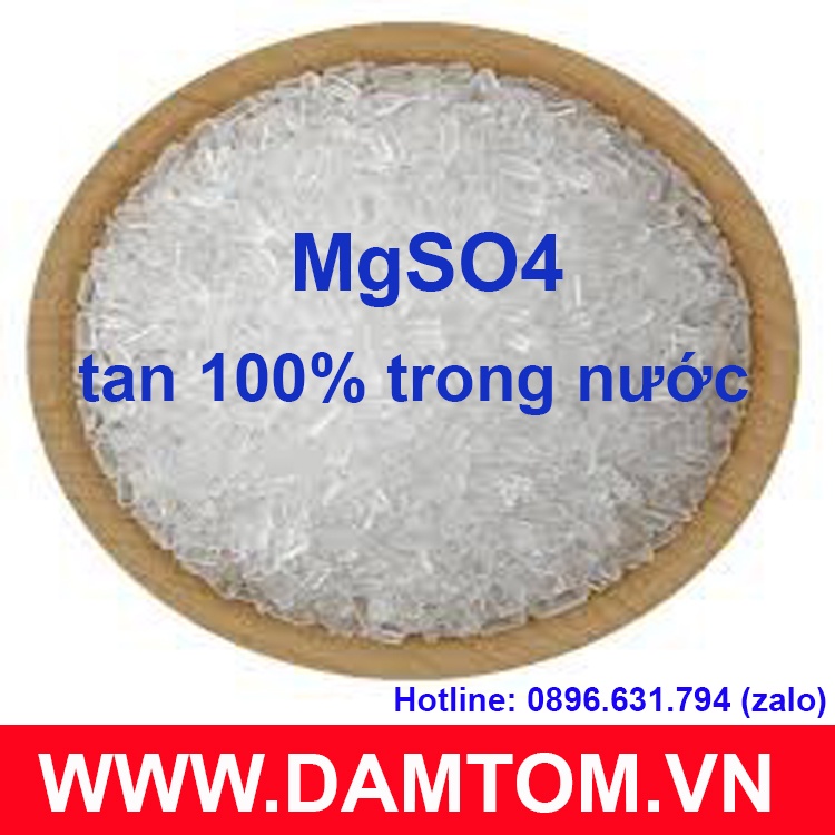 Gói 1kg - Magie Sulfate  Mg: 13%, S: 16%; phân bón Magie Sunphat