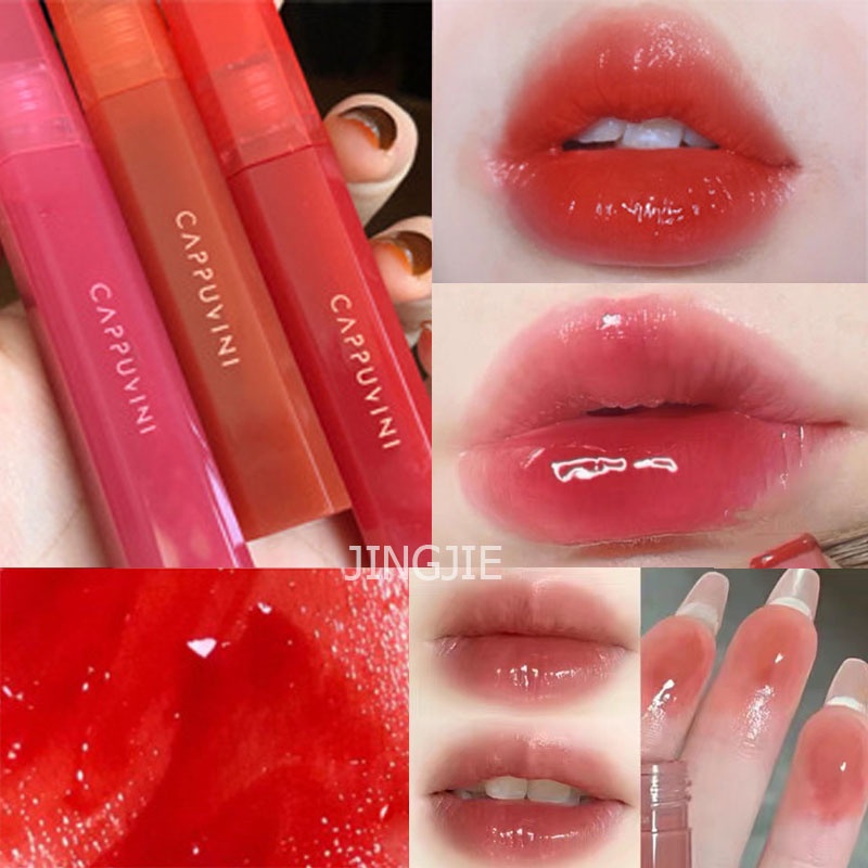 [Hàng mới về] Son môi CAPPUVINI hiệu ứng gương ngọt ngào xinh xắn cho nữ