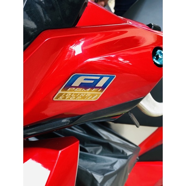 Tem Logo Titan Fi Lớn, Dán Vị Trí Đầu Xe, Sẵn Keo 3M