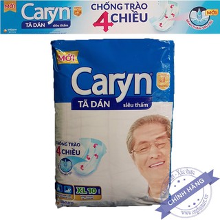 Tã dán Caryn Siêu thấm XL10 (gói 10 miếng)