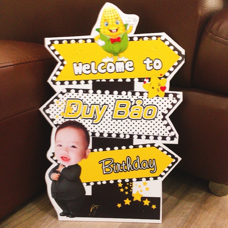 Cây welcome sinh nhật